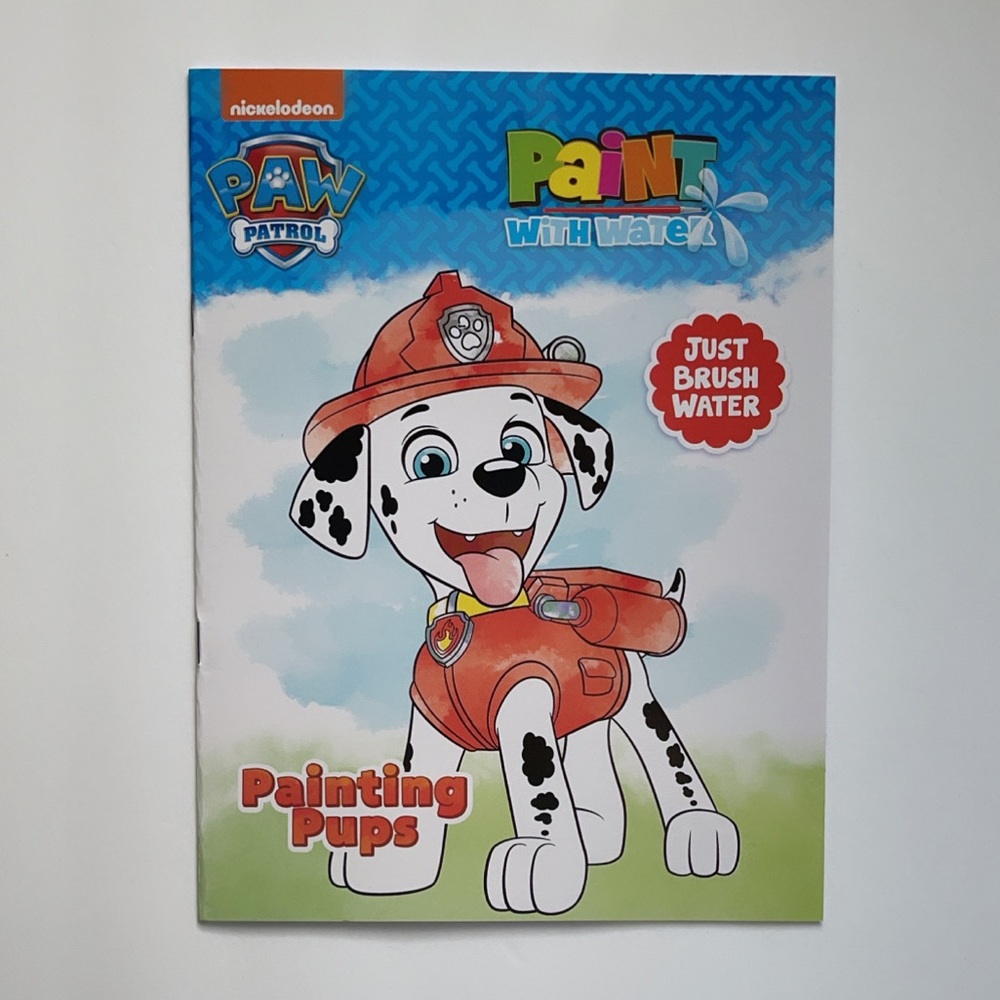 Nickelodeon Paw Patrol Characters Paint with water book